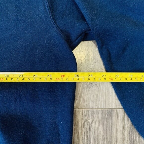 Vintage Fruit Of The Loom Hoddie Mens XL Y2K Skate Road Sign Traffic 90s - Picture 4 of 11